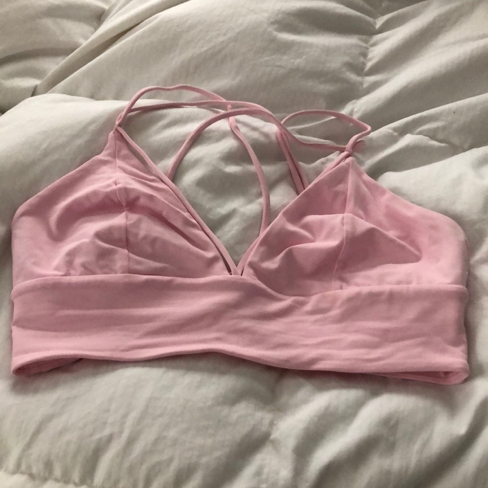 Pink Lululemon Sports Bra